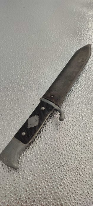 Nóż Hitlerjugend HJ, z okresu III Rzeszy, sygnowany RZM M7/13