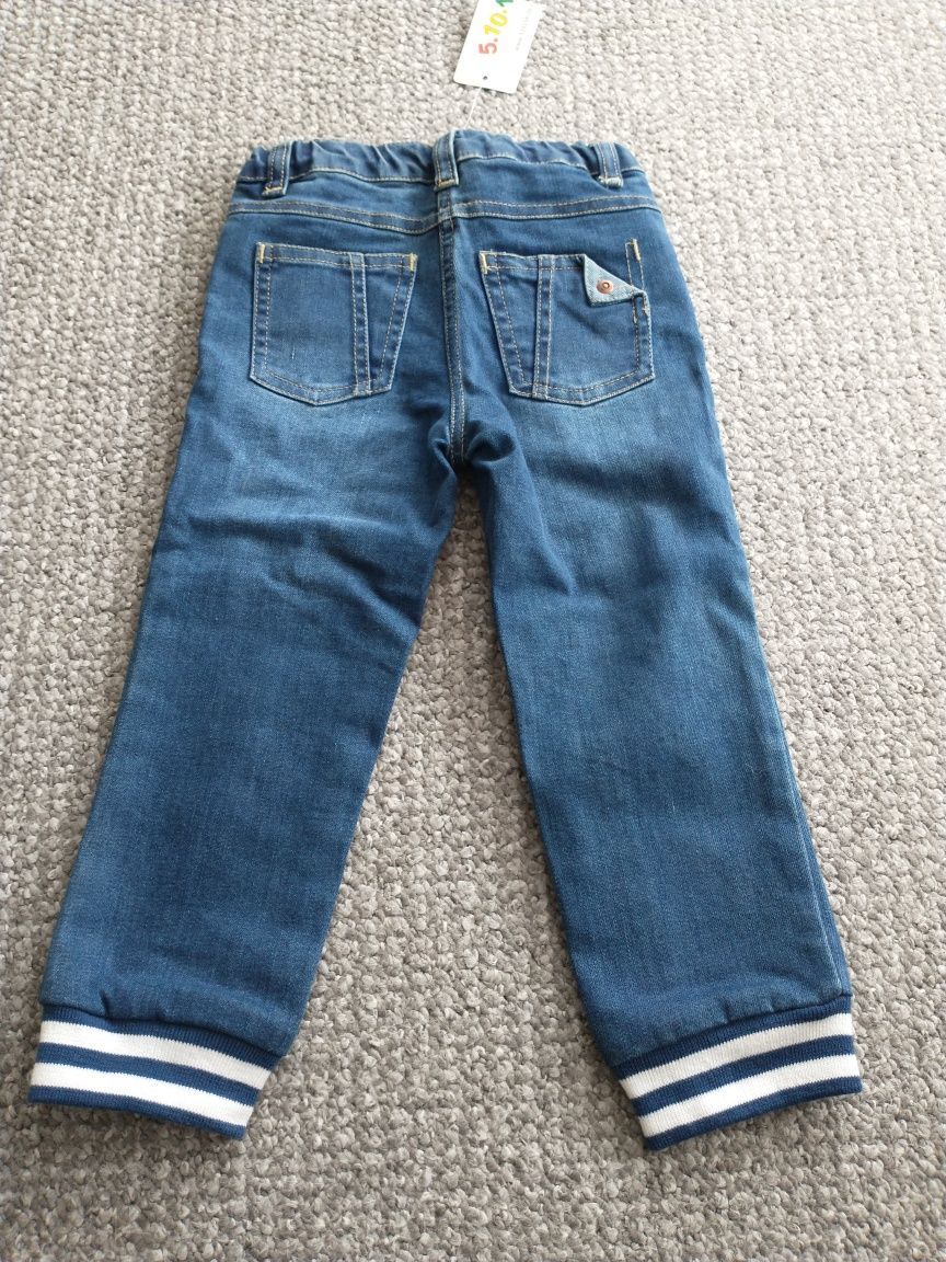NOWE Spodnie spodenki jeansowe dziewczęce 92