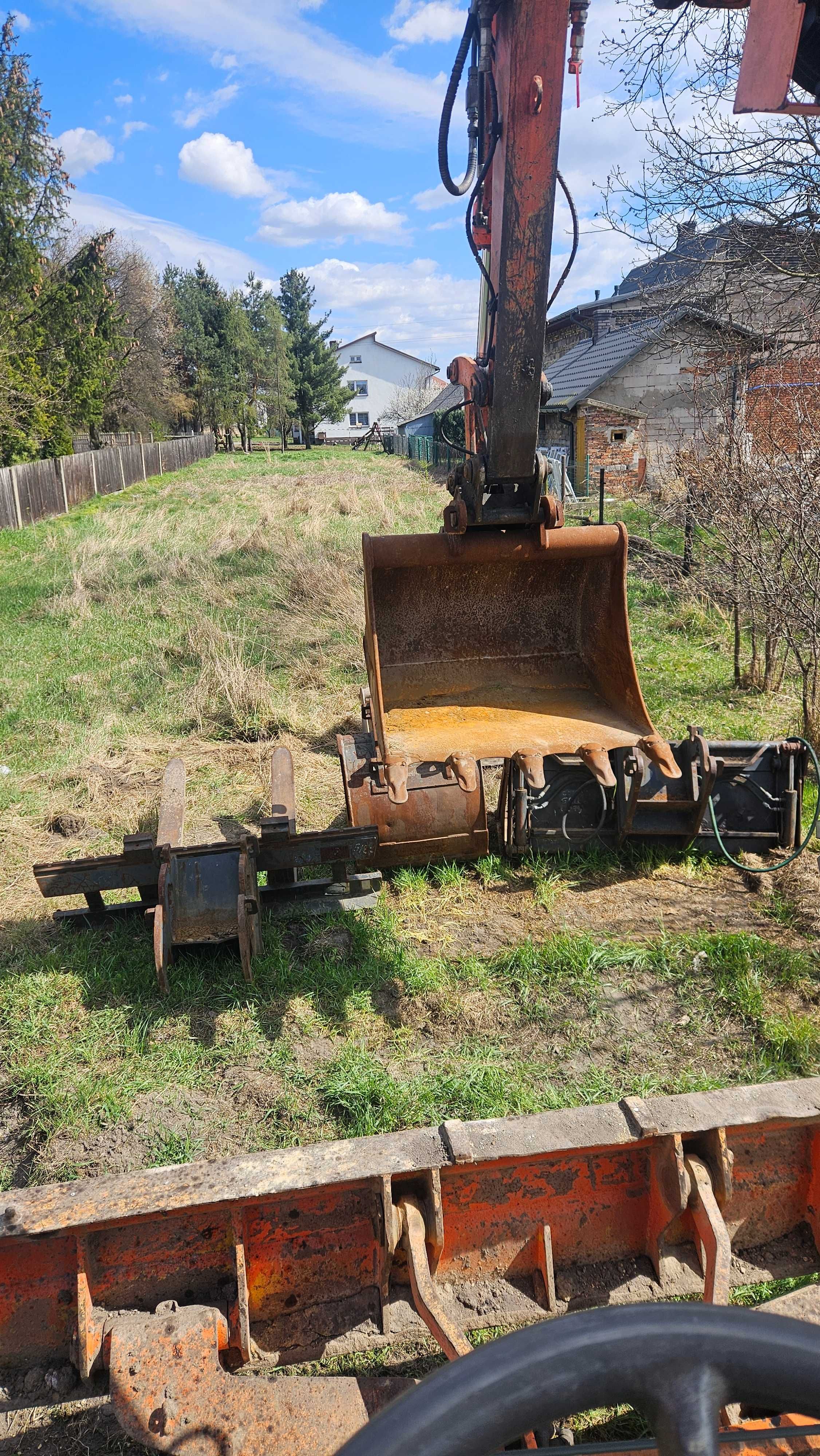 Łyżka verachtert cw10 110cm 80cm skarpówka hydrauliczna 160cm widły 5t