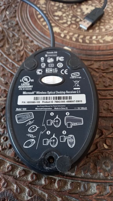 Wireless Optical Desktop  Receiver 2 1