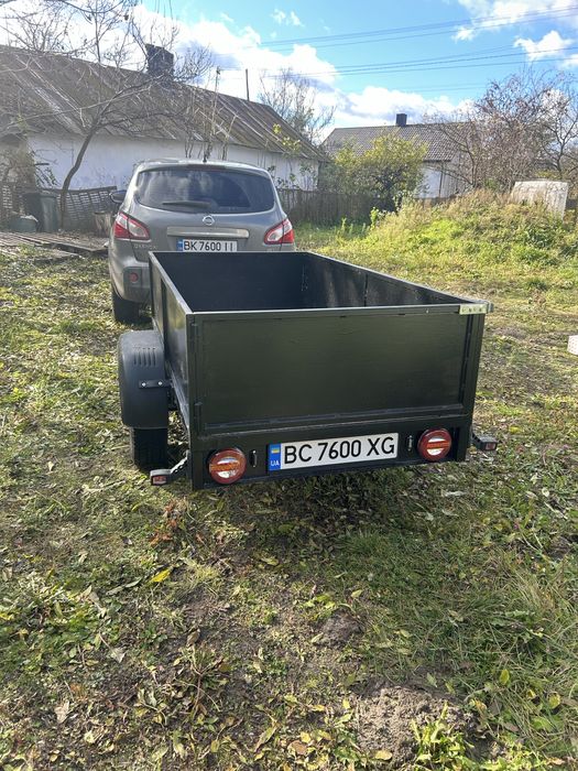 Легковий причіп, одноосний