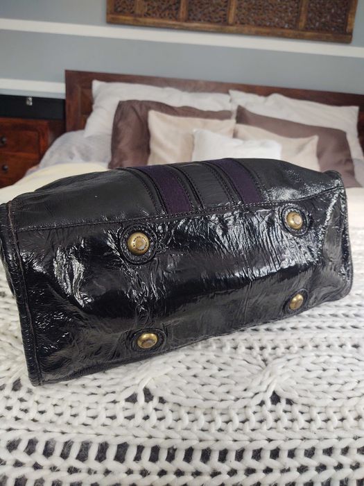 Torebka skórzana naturalna Marc Jacobs