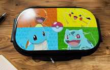 Śniadaniówka Pudełko na kanapki  Lunchbox Sztućce Pokemon Pikachu