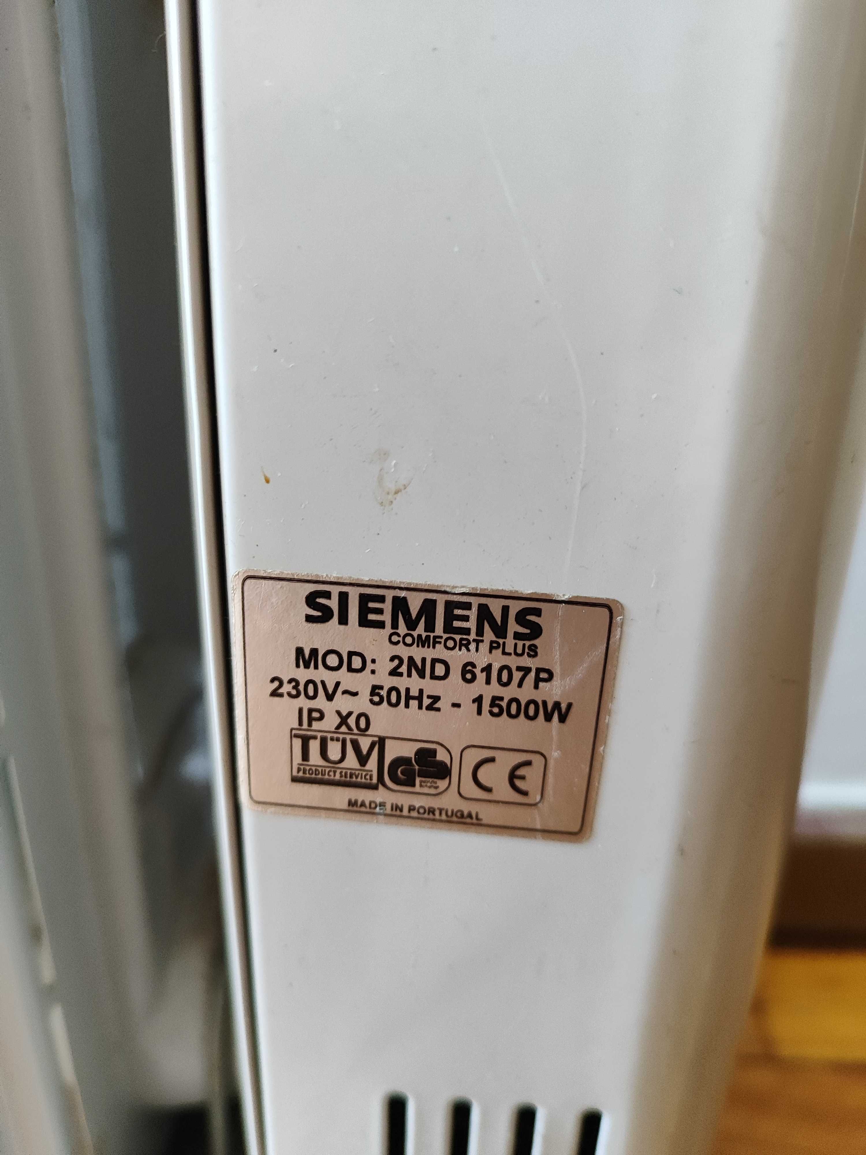 Aquecedor óleo 1500W Siemens