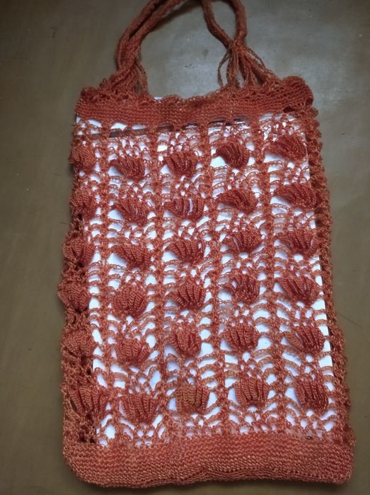 Авоськи зв'язані гачком та макроме