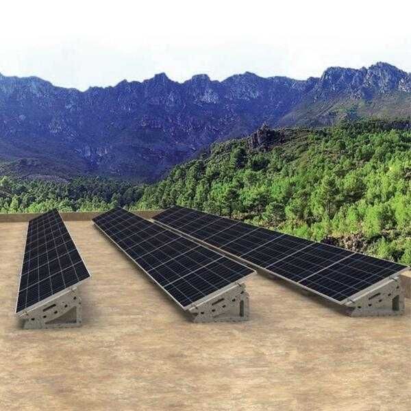Base Regulável em Betão para Módulo Fotovoltaico - NOVIDADE