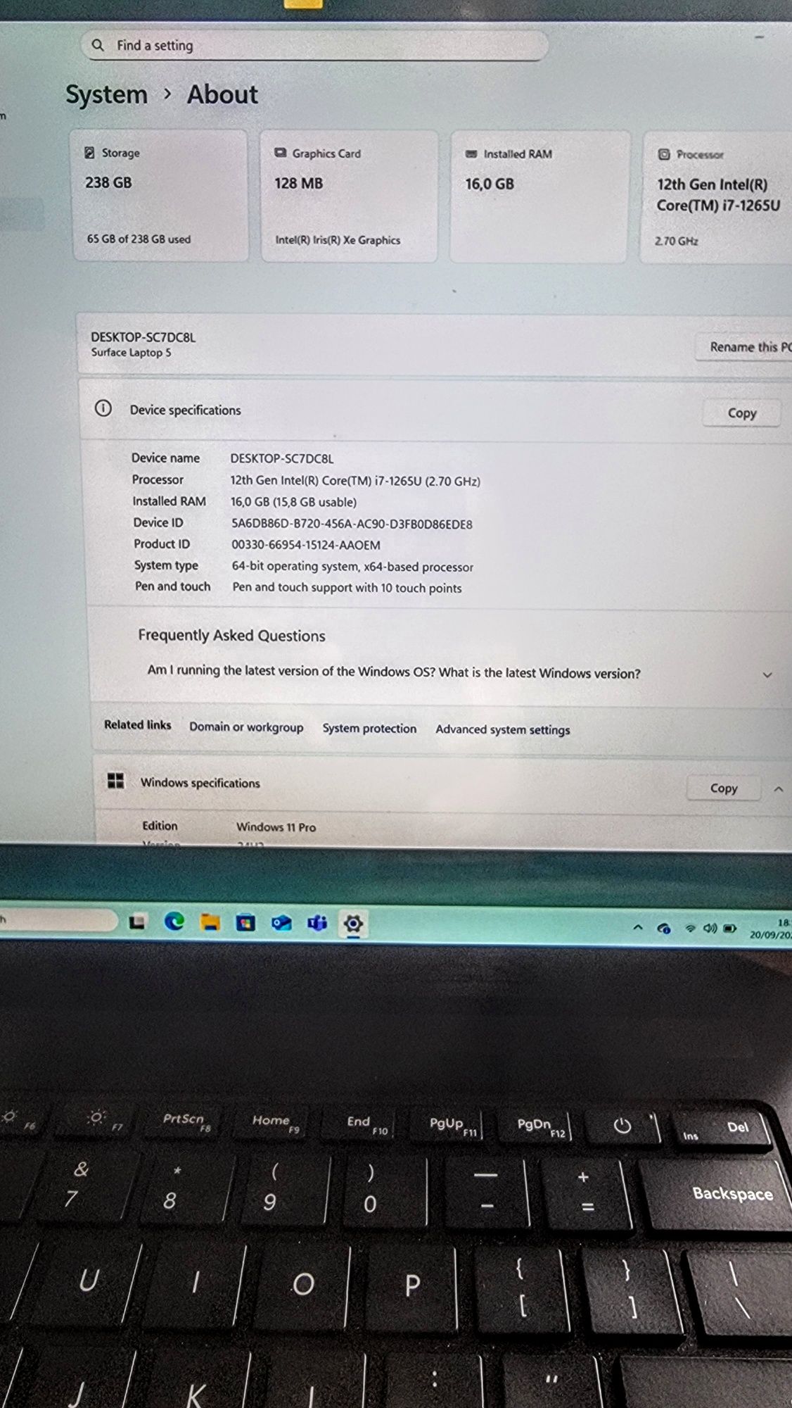 Surface laptop 5