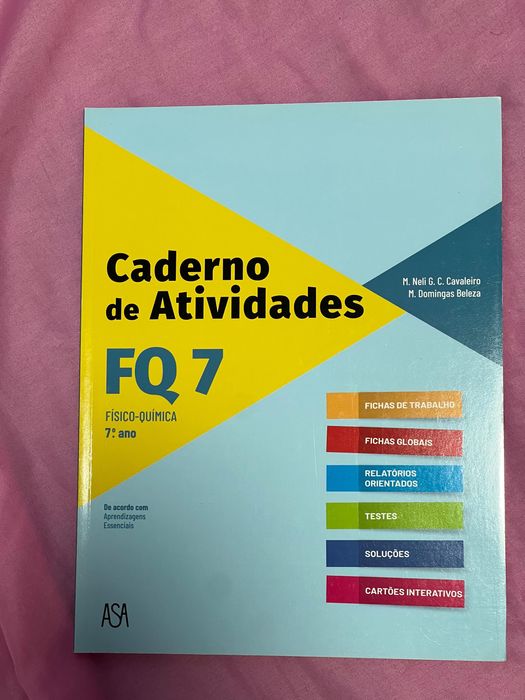 Caderno de atividades de Físico-Química 7° ano