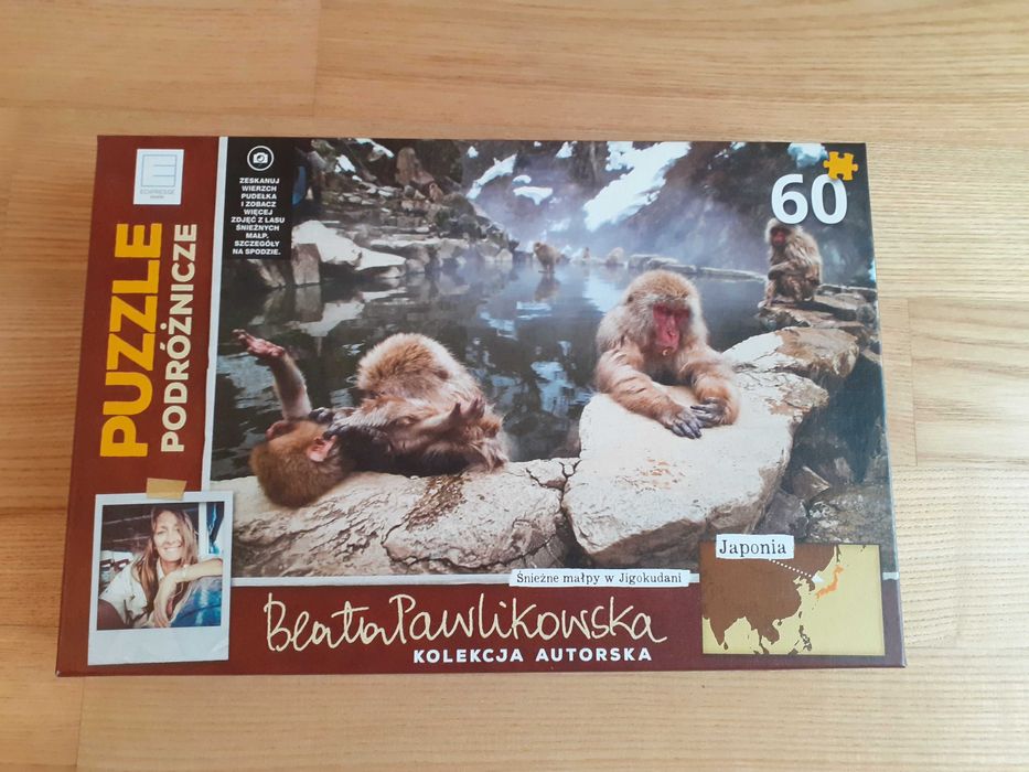 Puzzle Podróżnicze. Beata Pawlikowska. Kolekcja autorska, stan idealny