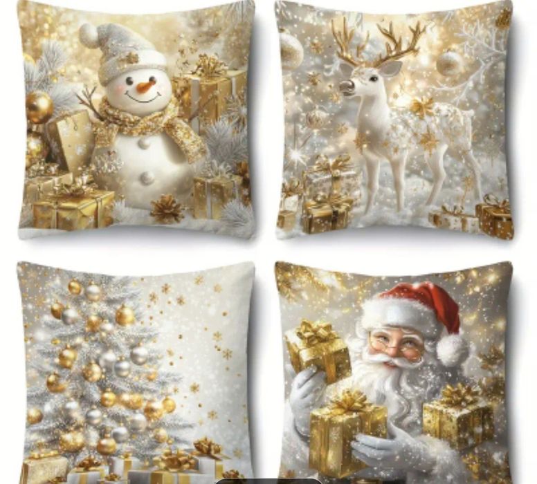 Poszewki na poduszki świąteczne