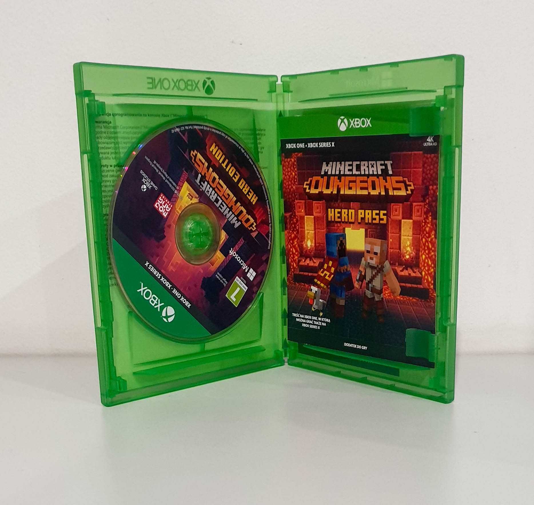 Gra Minecraft Dungeons Hero Edtion XBox One lub X wersja PL