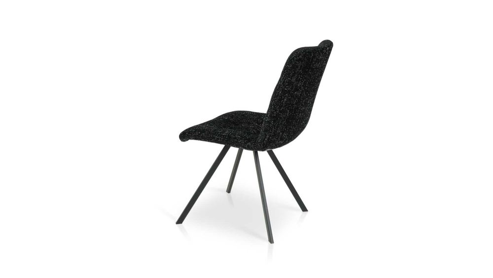 Krzesło Pikowane Loft nogi stal tkanina Wanat FALCO