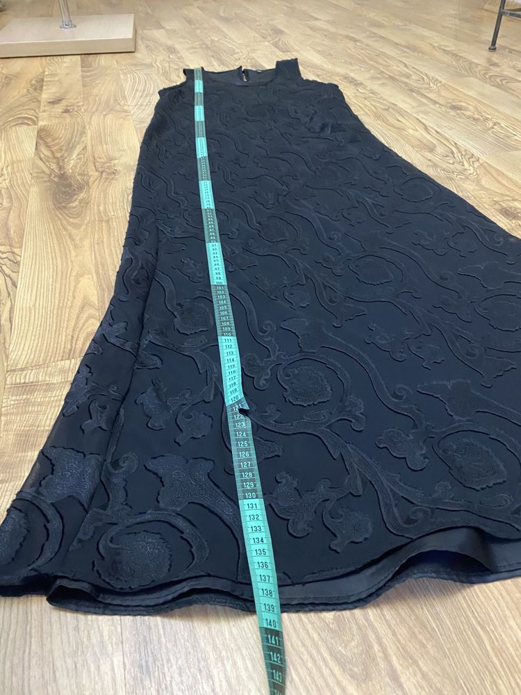 Suknia sukienka długa maxi M 10 38 czarna