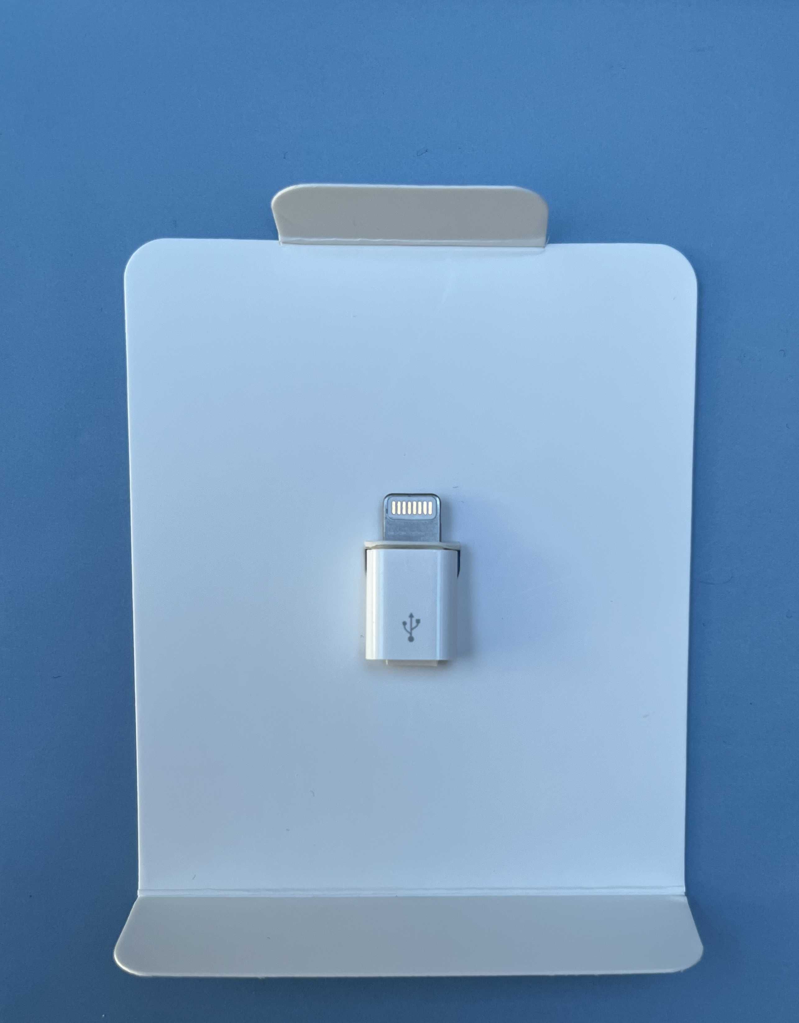 ORYGINAŁ Przejściówka adapter Apple Lightning do Micro USB
