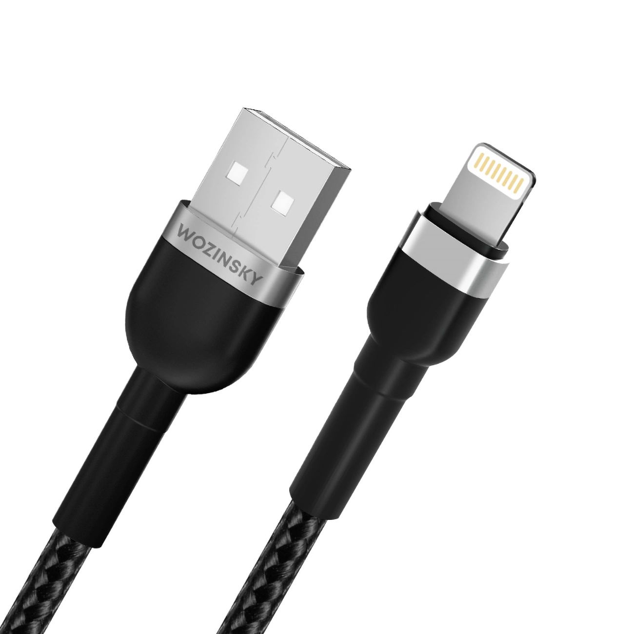 Kabel Wozinsky Wnbal2 Usb-A / Lightning 2.4A 2 M - Czarny