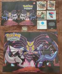 Pokémon Platinum Manuais e Poster Pré Venda (COMPLETO)
