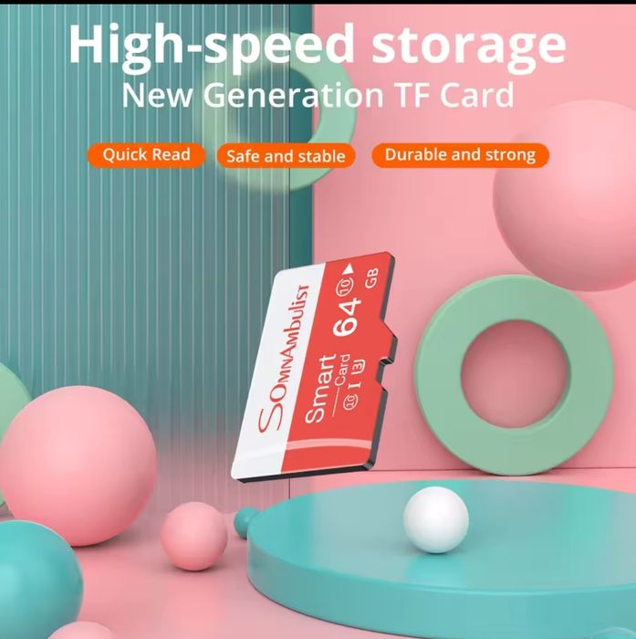 Нові карти пам'яті microSD 64Gb; 128Gb