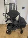 Wózek Uppababy Vista 2 Juke czarny rok po rok dla 2 dzeici
