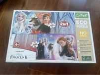 2 puzzles infantis de 60 peças Frozen 2