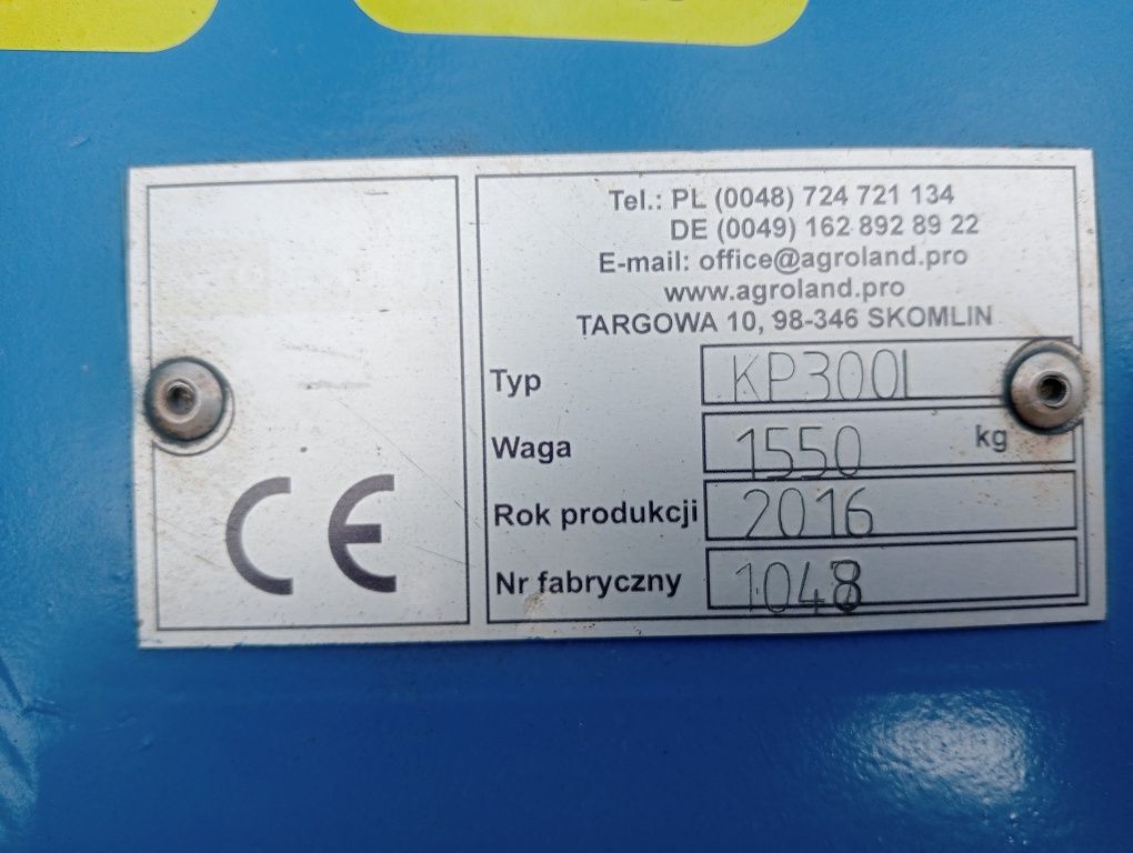 Agregat bezorkowy AGROLAND UNIA