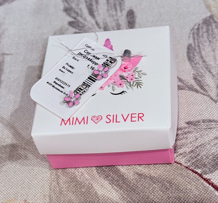 Сережки срібні для дівчинки