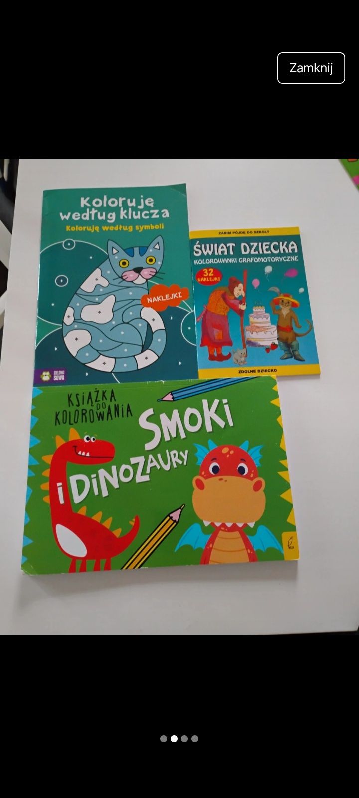 Kolorowanki i mozaika dla dzieci - komplet edukacyjny