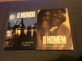 Livros “O Mundo” e “o Homem”