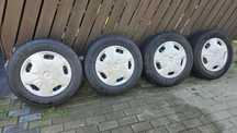 4 Koła Transit Custom z oponami lato czujniki kołpaki śruby 215/65R16C