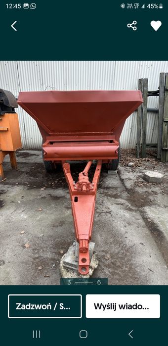 Rozsiewacz do wapna rcw