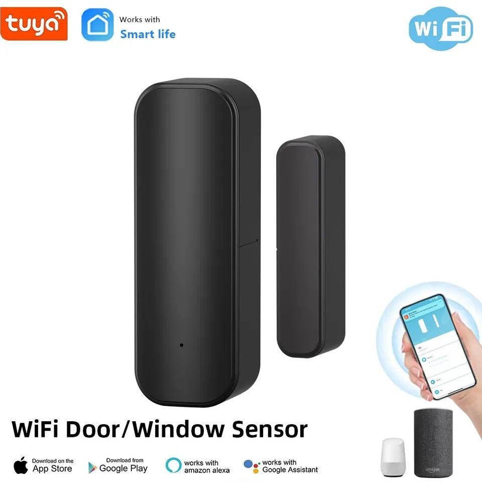 Розумний WIFI датчик відкриття дверей TUYA, WIFI DOOR sensor