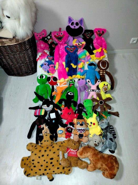 М'які іграшки Minecraft,Squid game,Five night at Freddy's та інші