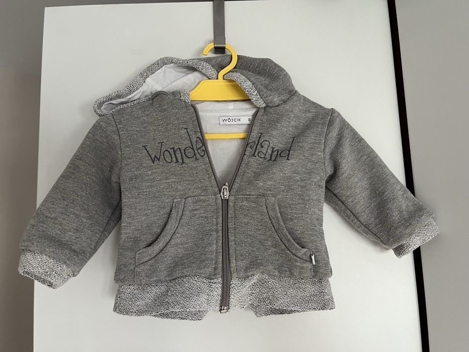 Bluza szara dla dziewczynki 68