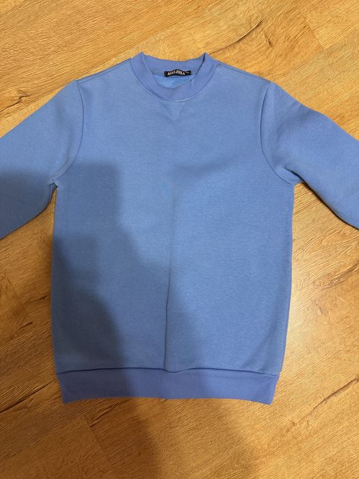 Худі/світшот синій теплий на флісі