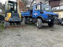 Prace ziemne koparką obrotową 5 ton