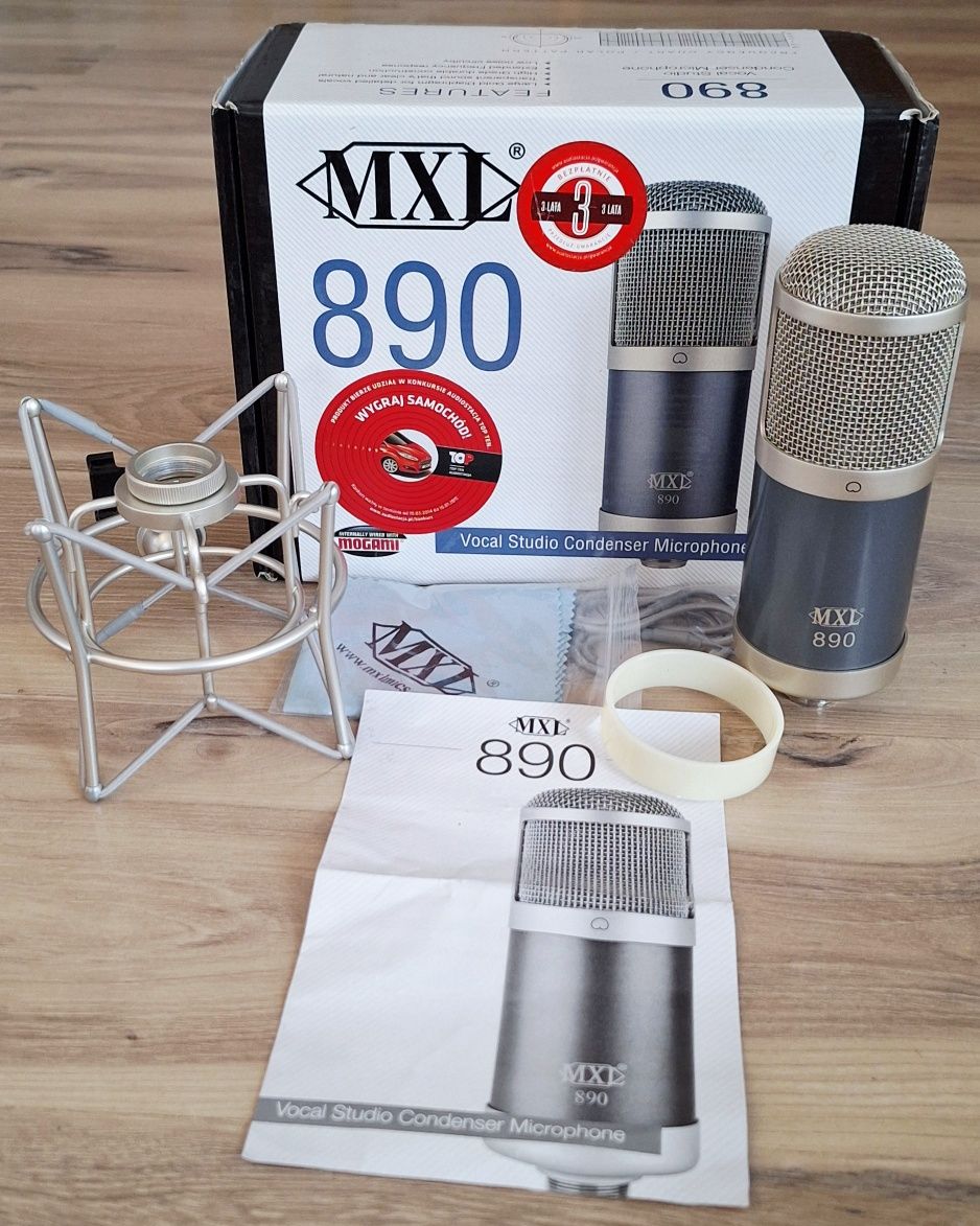 MXL 890 - mikrofon pojemnościowy studyjny