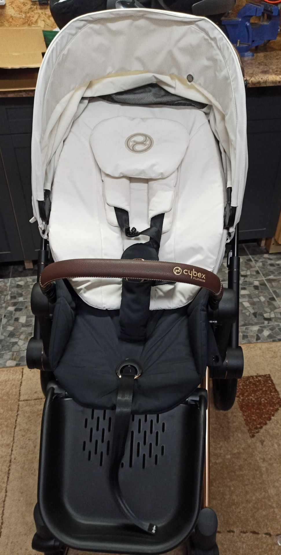 Cybex priam 4.0 off white czarna gondola nowy