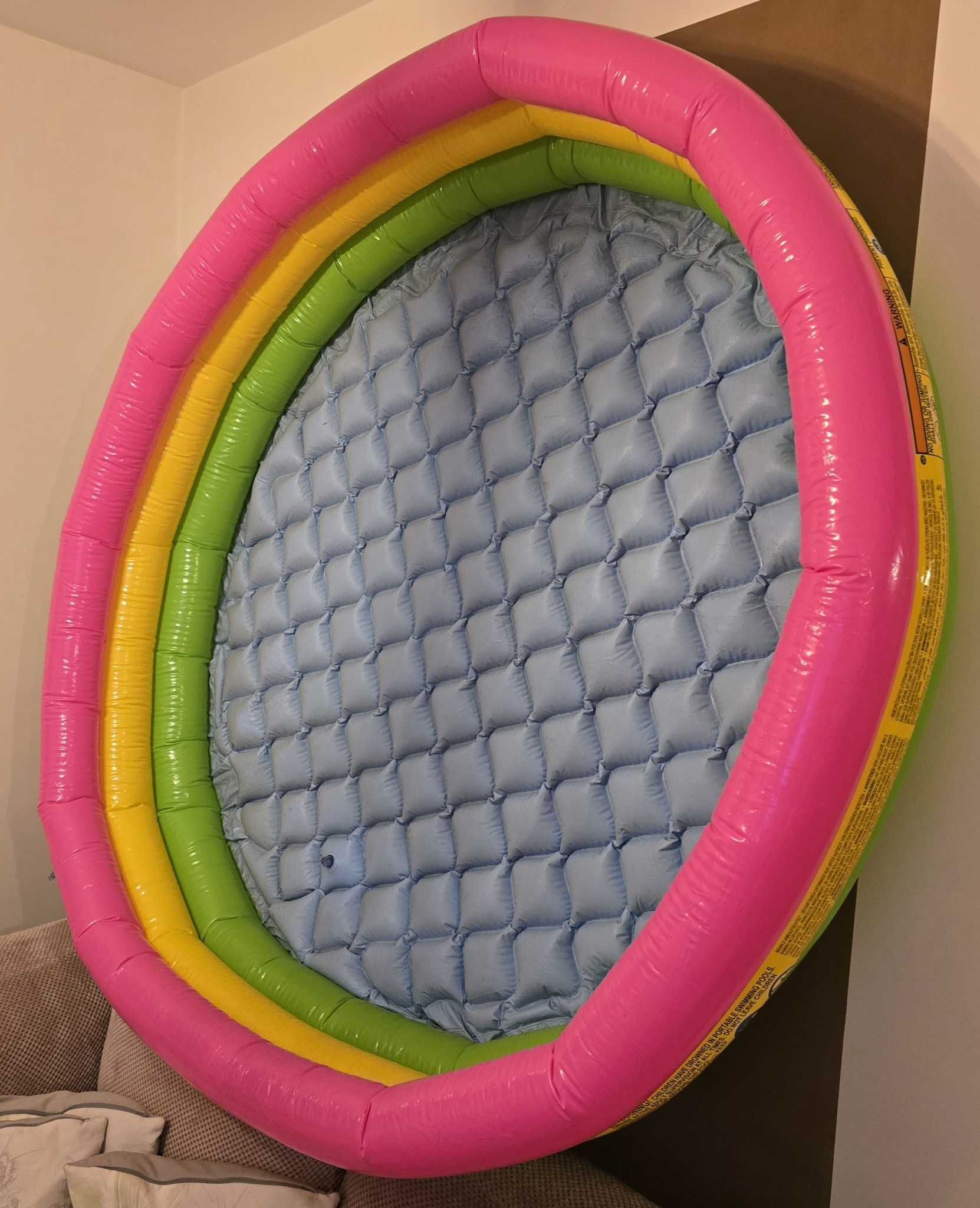 Intex 57412 Basen Dmuchany Kolorowy 147 cm Używany