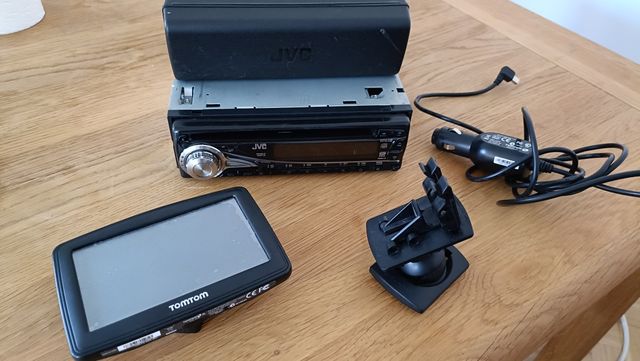Radio JVC i Nawigacja Tomtom
