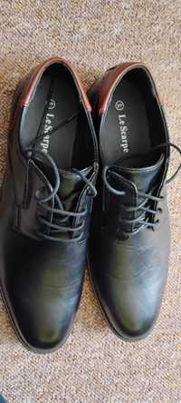 Buty pantofle meskie czarne rozmiar 44