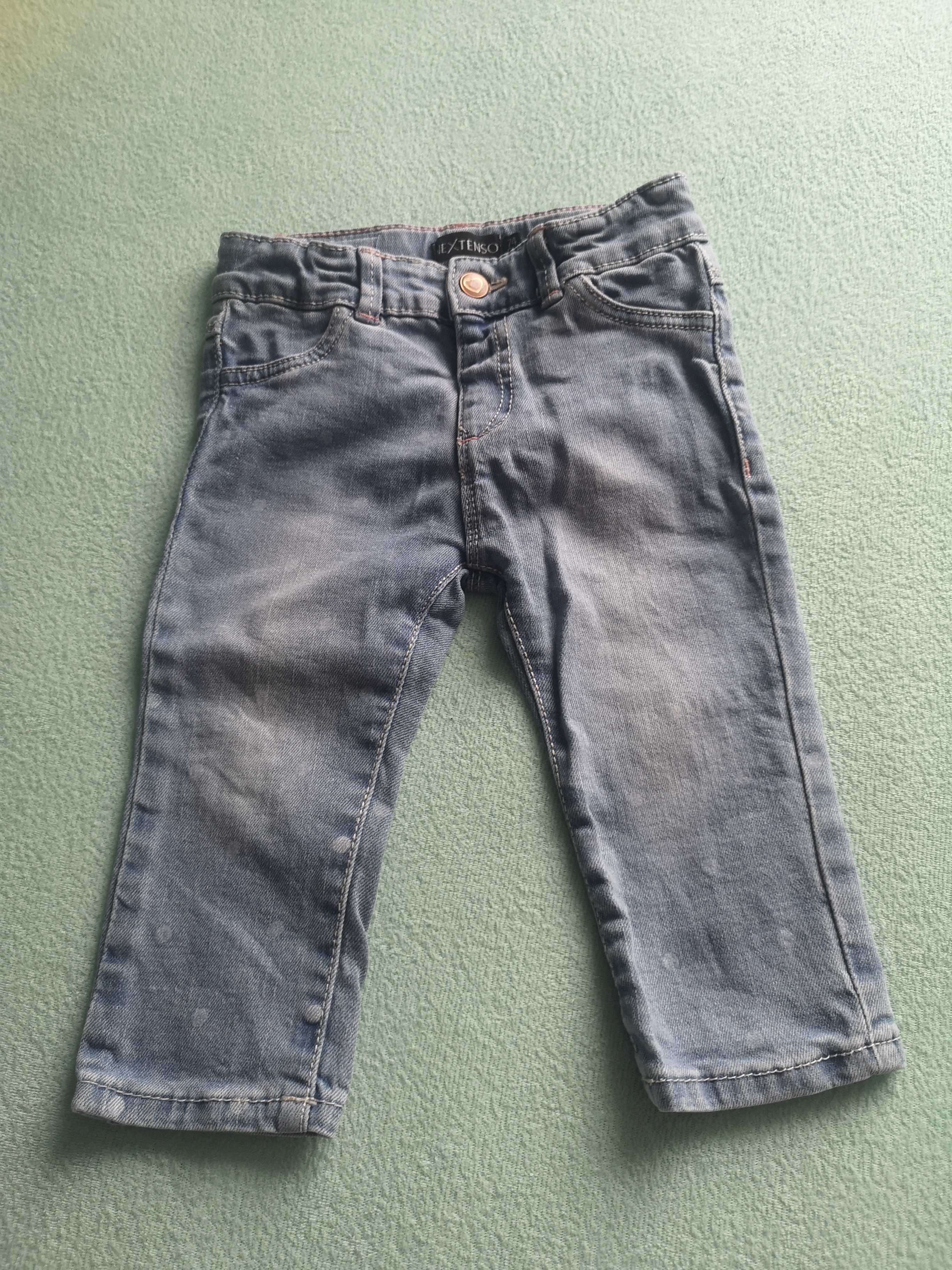 Spodenki dziewczęce jeansy 74