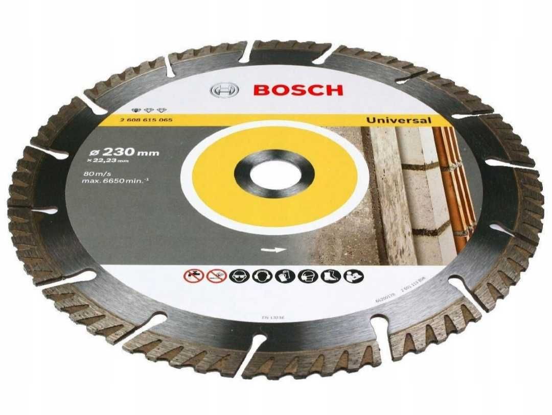 Bosch Tarcze Diamentowe 230mm UNI dla Beton Cegła Tynk Klinkier