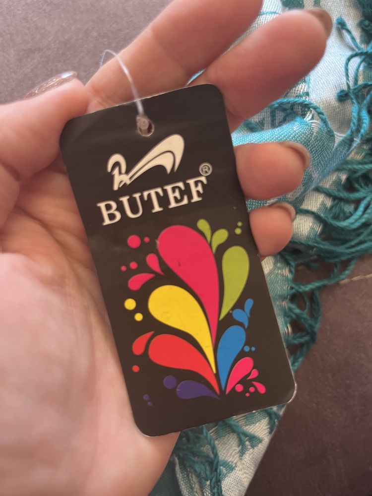 Палантин кашемір шовк butef