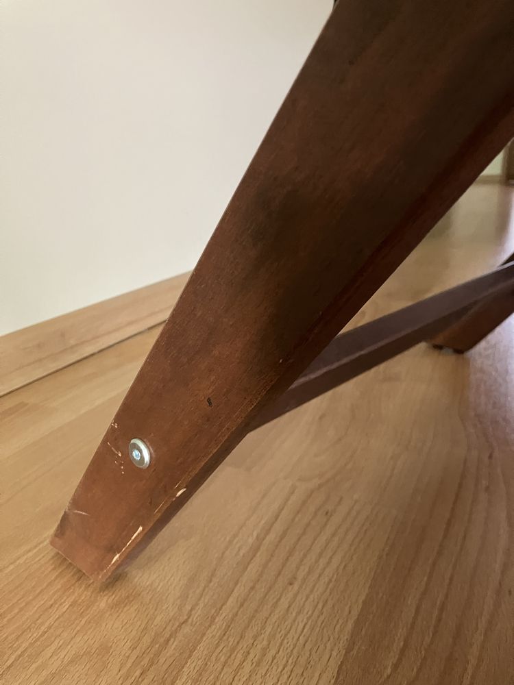 Krzesło drewniane ikea nammaro wraz z poduszka