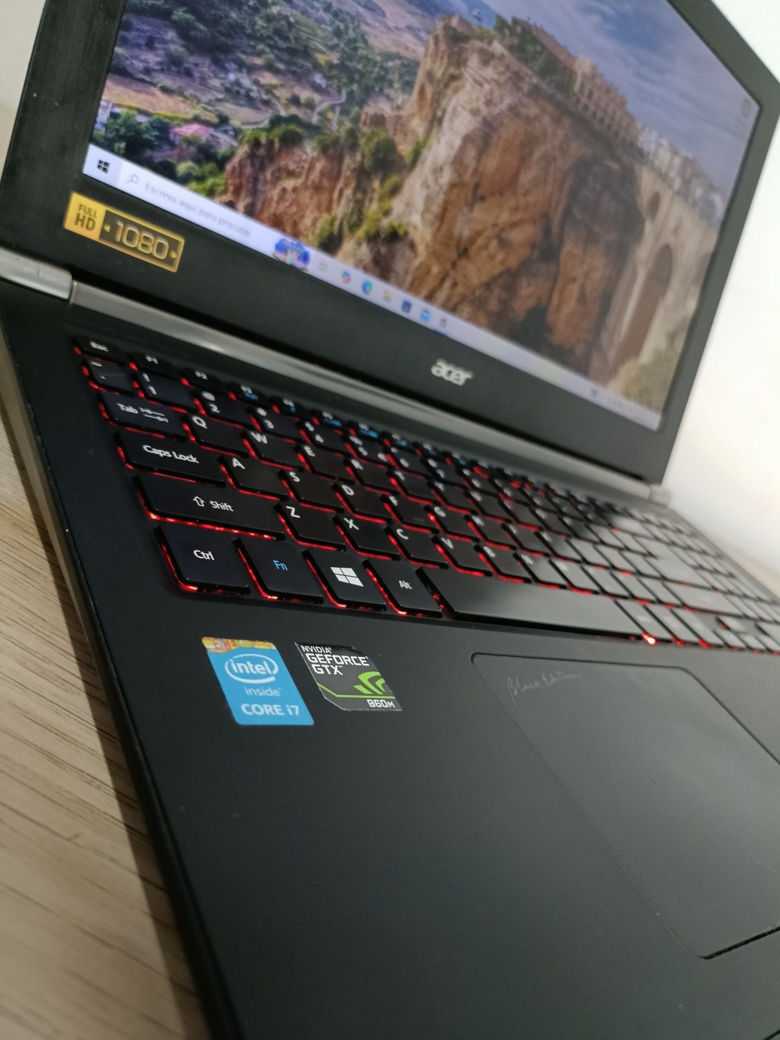 Portátil i7 + Nvme + Gráfica Aspire V15 Nitro Black Edition
