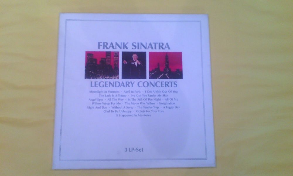 Disco de Vinil Frank Sinatra - Legendary Concerts - 3 LP