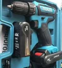 Шуруповерт Makita 24V, 5.0AH с набором инструментов на аккумуляторе