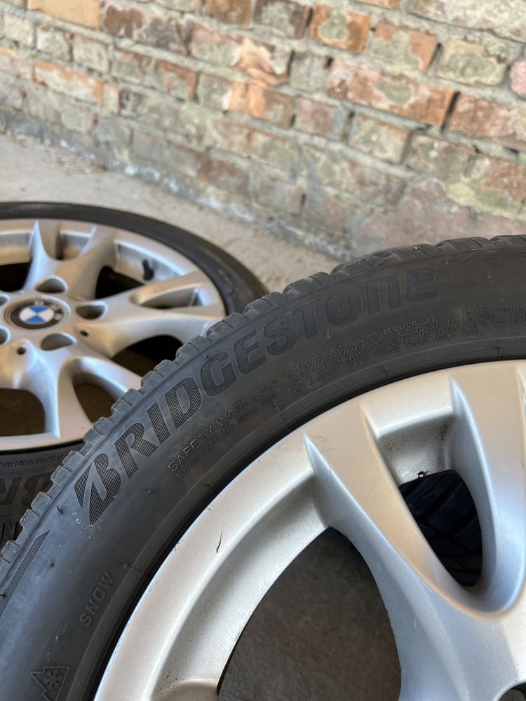 Диски Колеса В Сборе 5x120 BMW R16 Bridgestone 205 55 16 Зима