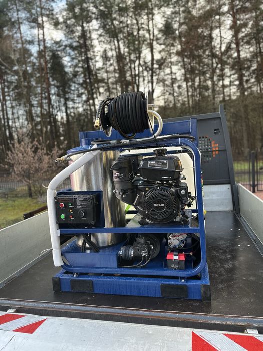 Mobilna Myjka wysokociśnieniowa gorąco-wodna 280 BAR + zbiornik 1000l