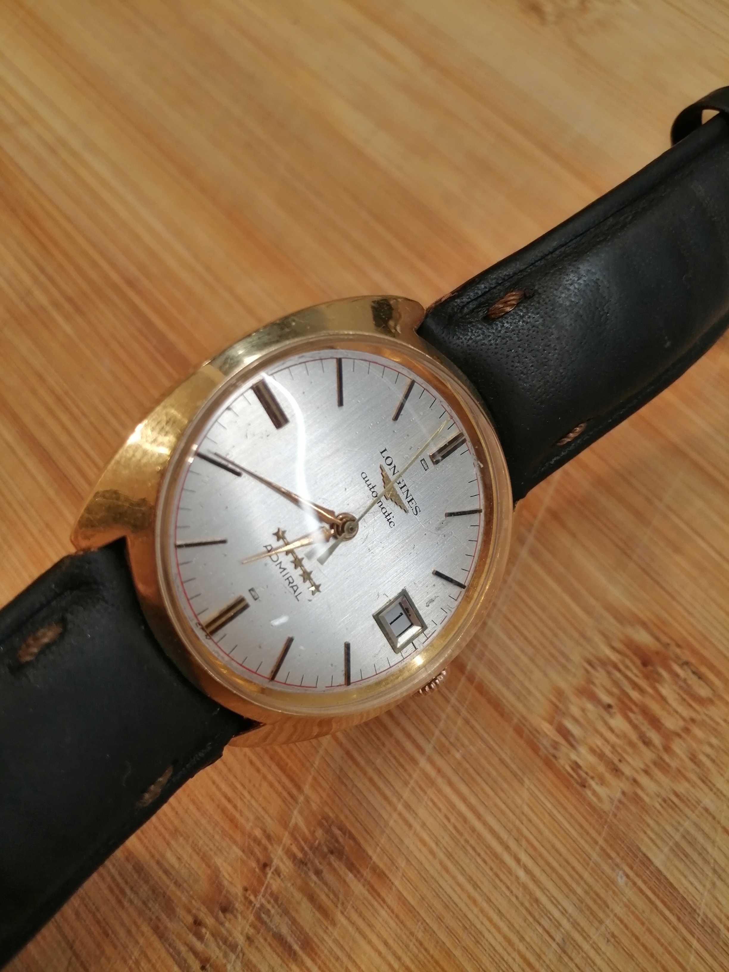 Longines admiral złoto 750