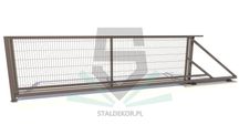 Brama przesuwna panelowa 4,5/1,5m panel fi5. Transport. Producent.
